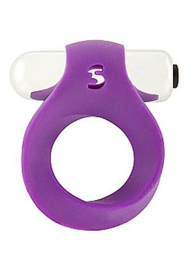 Shots Toys Vibrating Endless Cockring purple