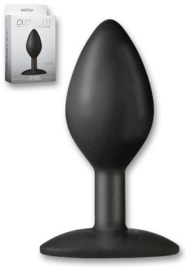 10 x 3,8 cm Plug Doc Johnson Platinum Silicone The Minis Spade medium black