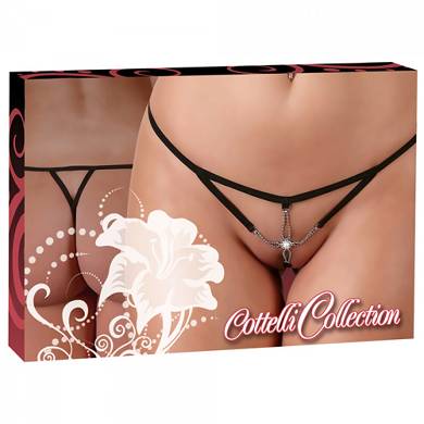 Cottelli Collection - String "Seestern" - in Schwarz