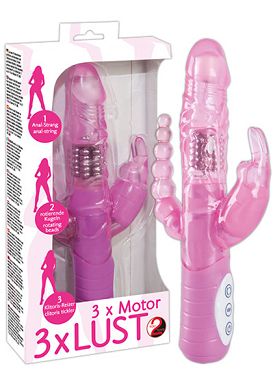 22 x 1 - 3 cm Vibrator 3 x Lust pink