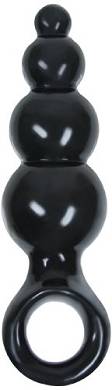 NS Novelties Jolie Ripple Plug Large Black