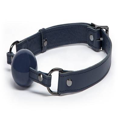 Blauer Ballknebel