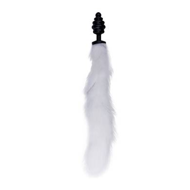 Foxtail mit geripptem Buttplug