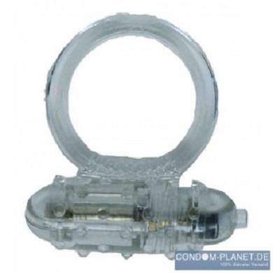 Silicone Soft Cock-Ring transp. m. Vibr.
