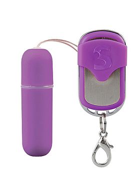 Shots Toys Remote Vibrating Bullet - Purple