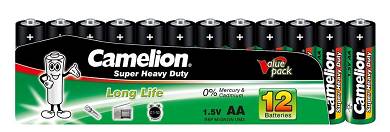 60 Camelion Batterien AA Mignon R6P R06 LR6 UM3 1,5V Super Heavy Duty Zink Kohle