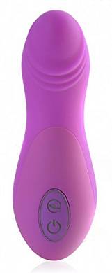 Deluxe Silikon Vibrator für Sie. kleiner Lümmel Aufliegevibrator mit 10 Programm