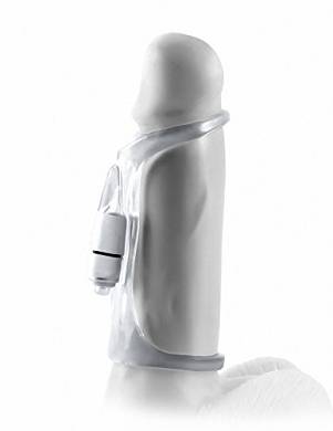 Fantasy X-Tensions - Vibrating Cock Sling Penis Extension - Penis Sleeve / Penishülle
