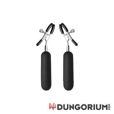 Dark Passion Nippelklemmen mit Vibration