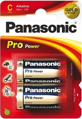 Batterie Typ C Baby Size-L Panasonic Pro Power Alkaline LR14 AM2 MN1400