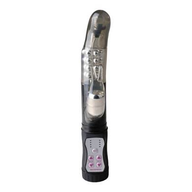 Rabbit Vibrator in Schwarz