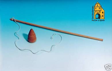 PEITSCHENKREISEL Peitschen Kreisel Lang Holz Peitsche