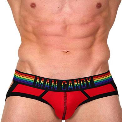 Pistol Pete Man Candy Jock Underwear Red