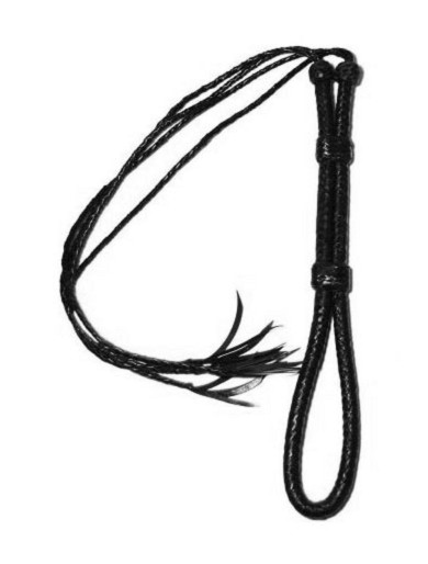Leder Ring-Peitsche