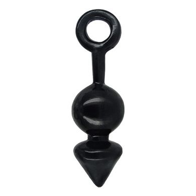 18 x 5,3 cm Master Series Buttplug / Analkugeln Black Nadir