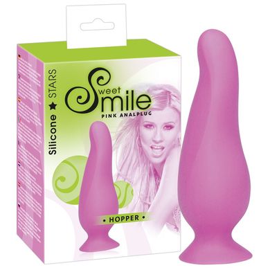 Sweet Smile Hopper Analplug Small pink 10 x 1,7 - 3 cm