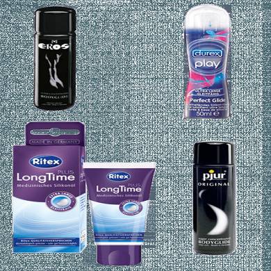 Silikonbasierende Gleitgele Probierset