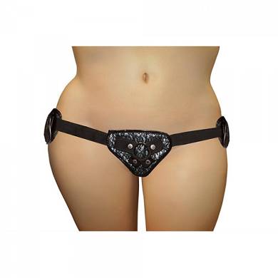 Korsett-Harness - in Grau