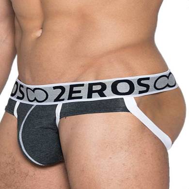 2Eros X Series Jockstrap Underwear Black Marle
