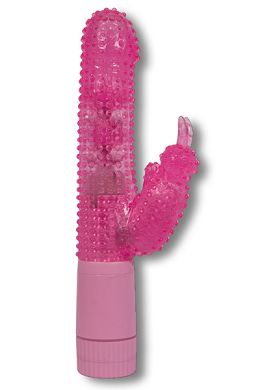 18 x 4 cm ToyJoy Vibrator Pink Bunny