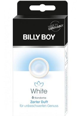 Billy Boy White 6 Stck Kondome transparent