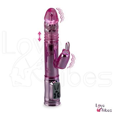Rabbit-Vibrator XXL Deluxe mit Stofunktion