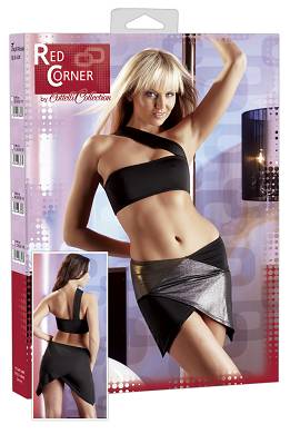 Schwarzes Top und Rock