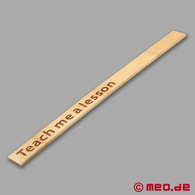 HURTME Langes Bambus Paddle ?Teach me a lesson? ? MEO® Spanking