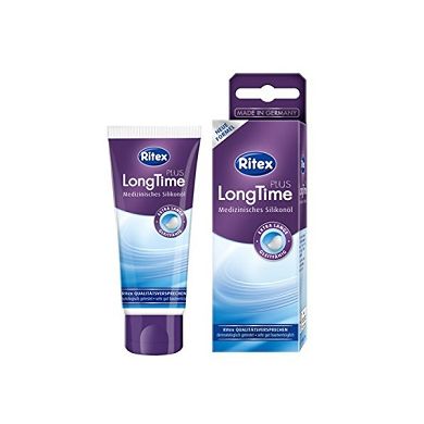 Ritex Longtime plus Gleitmittel Silikonöl. 120 ml (2 x 60ml). 1er Pack (1 x 120 ml)