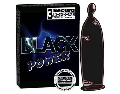 Secura Black Power Kondome - 3 Stck