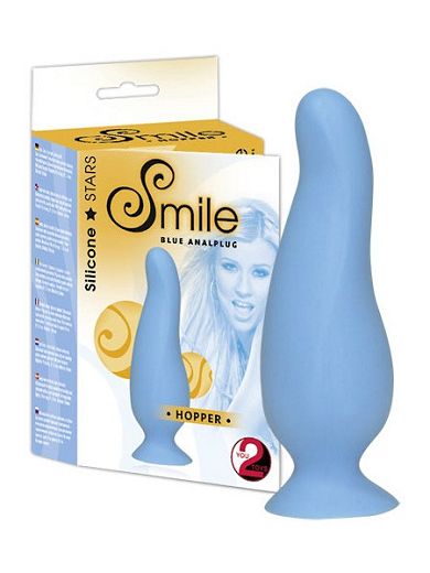 Smile Hopper Analplug, blau