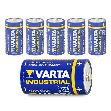 6x Varta Baby C Industrial LR14 MN1400 Batterie 7800 mAh 1,5V Alkaline 6 Stk