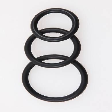 Perfect Fit Premium Silicone Cock Ring 3er Set