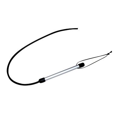 Gummi Peitsche 6 mm mit Metallgriff