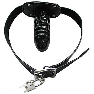 Bondage Penis Knebel Dildoknebel Schwarz Mund knebel Beißenknebel Gag Fetisch