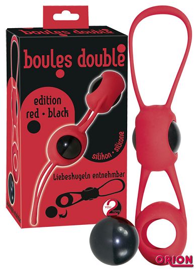 Silikon Love Balls red/black
