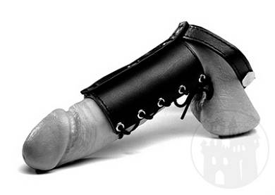 Leder Cockfutteral zum Schnüren