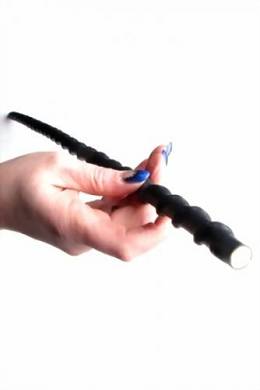 Spanking - Rohrstöcke & Canes rubbercoated - 10 mm Rattan Cane mit Wicklung - Sch