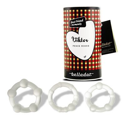 belladot - Potenzring 3er Set - Viktor - transparent