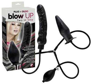 Aufblasbarer Plug und Dildo