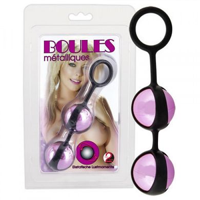 Liebeskugeln Boules Metalliques rosa
