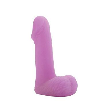 19 x 4.5 cm Dildo Glow-In-The-Dark Flexi Dong medium purple