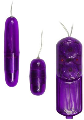 11 x 2,5 cm + 5,5 x 2,6 cm Couples Pleasure Mini Vibe and Egg Vibrorator und Vibroei Set l