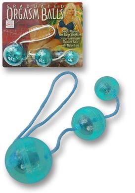 Graduated Orgasm Balls Green