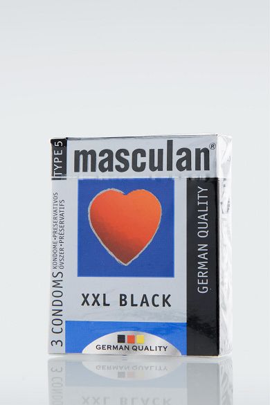 Masculan Kondome, XXL Black