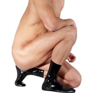 Latex-Socken, schwarz