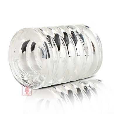 Penishlle TitanMen mit Rillen - transparent