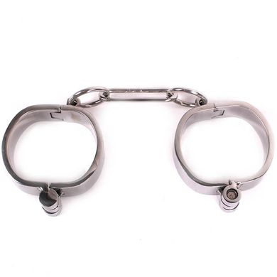 HardcoreDeLuxe Handcuffs with Magnetic Key silver