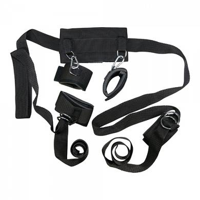 Fessel-Set - in Schwarz