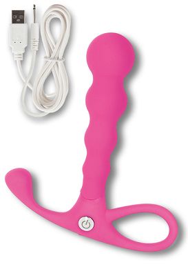 Embrace Beaded Probe - Prostate Massager - pink